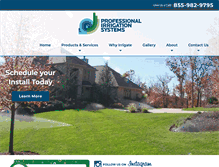 Tablet Screenshot of proirrigation.com